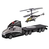 Remote Control Semi Truck with Helicopter