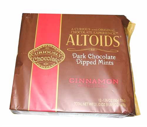 Altoids Dark Chocolate Dipped Cinnamon Mints (12 count) by Altoids Mints