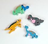 Produkt-Bild: Radiergummis Dinosaurier Motive 4 Stk Set