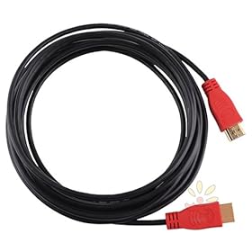 Everydaysource 15FT Red Ethernet M/M High Speed HDMI Cable