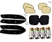Auto Pearl - Combo Of - Car,Bike Air Alert Tire Valve Cap , Car LED Blinking Bumper Protector And Chipkoo Sun Shade Curtain Beige Set of 4+1 RS.1439.00