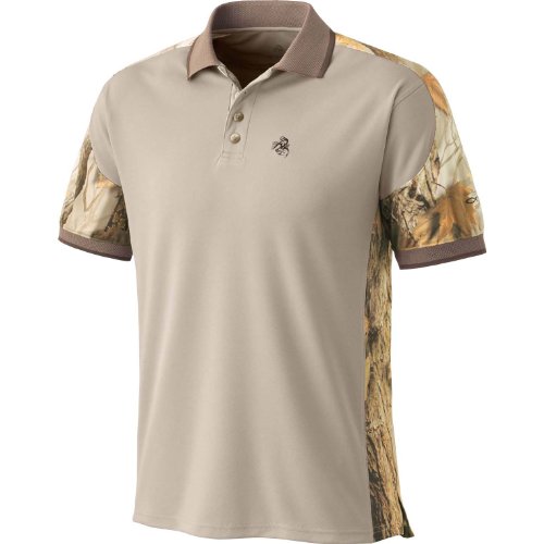 Legendary Whitetails Mens Camo Short Sleeve Pro Hunter Performance Polo