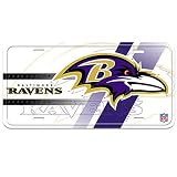Baltimore Ravens License Plate: Aluminum Street Flair License Plate