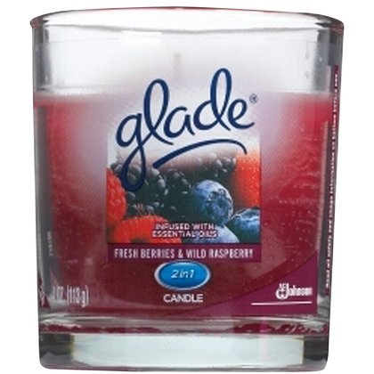 Glade Jar Candle-Fresh Berries & Wild Raspberries-4 oz. (Pack of 6)