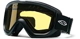 Smith Snow Option OTG Quickstrap Black Yellow Dual Airflow AFC Lens Goggle