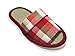 KNP26004T/ASIAN CLASIC PLAID UNSEX TATAMI INDOOR SLIPPERS