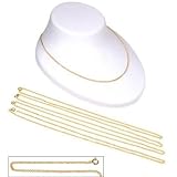 5 Gold Plated Chain Necklaces Jewelry Pendant Charm 18