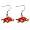 Arkansas Razorbacks Dangle Logo Earring Set Charm Gift Image #1