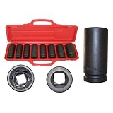 3 4 DR 8 PCS Deep Impact Socket Truck Wheel 26 to 38mm 