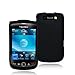 Electromaster(TM) Brand - Black Rubberized Snap-On Hard Skin Case Cover New for Blackberry Torch 9810