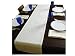 ArtisanStreet's Star of DavidTable Runner Features Hem Stitch Cream Cloth with Embroidered Stars.