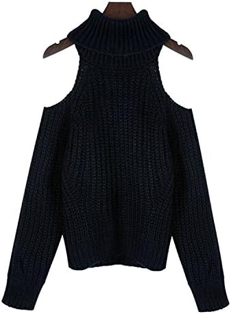 Sicong2 Sweet 2016 Winter Autumn New Women Korean Sweater Female Turtleneck Strapless Sleeve White Pullovers Sweater blackOne Size Grace