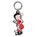 Betty Boop And Dog Plastisol Key Chain