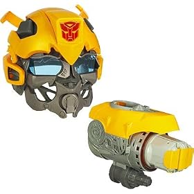 Transformers Movie 2 Bumblebee Role Play Helmet Voice Mixer and Bumblebee Plasma Cannon by Hasbro
