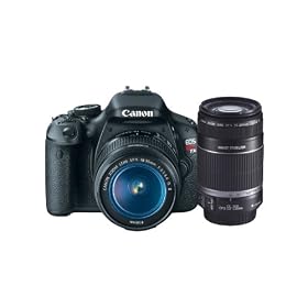 Canon EOS Rebel T3i 18 MP CMOS Digital SLR Camera and DIGIC 4 Imaging with EF-S 18-55mm f 3.5-5.6 IS Lens + Canon EF-S... by Canon