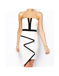 Sexy Strapless Bandeau Neck Fall Evening Dress 