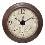 IMAGE OF Infinity Instruments Solar Flare Clock, Frame: Cordovan