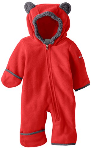 Columbia Baby Tiny Bear II Bunting, Mountain Red, 3-6 Months
