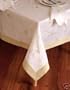 Special Christmas Gold Star Table Cloth / Table Cover 36x36"