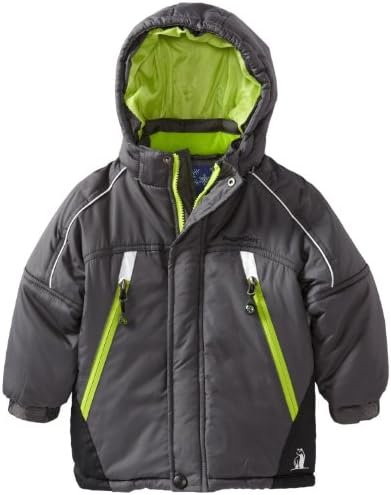 Rugged Bear Baby Boys Solid Snow Ski Winter Jacket Coat 12M Charcoal