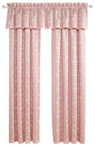 Lightcatcher Clouds  54-inch-by-84-inch Single Panel Blackout Thermal , Baby Pink
