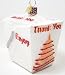 Old World Christmas Glass Ornament Chinese Take Out Box