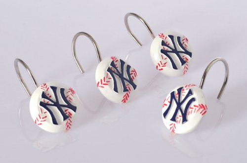 New York Yankees Shower Hook Set