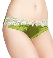 Limited Collection Floral Lace Brazilian Knickers with Silk
