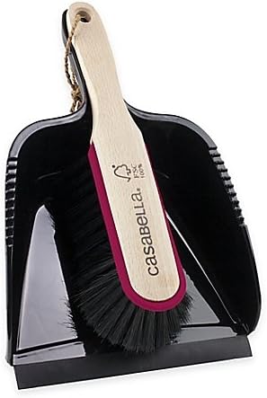 Basic Wood Dustpan and Brush Set | Beechwood handle