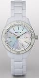 Fossil Women's ES2544 Stella Mini White Mother-Of-Pearl Dial Watch