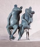 Frog Lovers on Bench