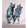 Frog Lovers on Bench