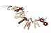 Chic Shabby Christmas Wooden Garland Red White Vintage Country Style Decoration