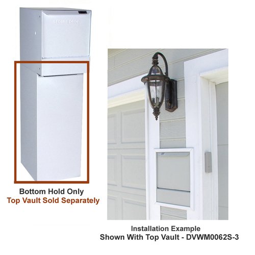Click To dVault Locking Mailboxes Wall-Mount Hold - bottom, DVWM0062SH-3, White Details... dVault Locking Mailboxes Wall-Mount Hold - bottom, DVWM0062SH-3, White