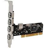 Syba 4 Port USB 2.0 PCI Card Components SD-VIA-5U