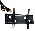 VideoSecu MP501B Black Tilting Wall Mount Bracket for Samsung LN-T4665FX LCD 46 inch HDTV TV with free 6ft HDMI cable