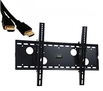 VideoSecu MP501B tilt wall mount for SAMSUNG flat panel plasma LCD TV monitor 37 40 42 46 50 52 63 inch HPL5025 HPL6315 HPN4239 HPN5039 HPN6339 HDTV M43