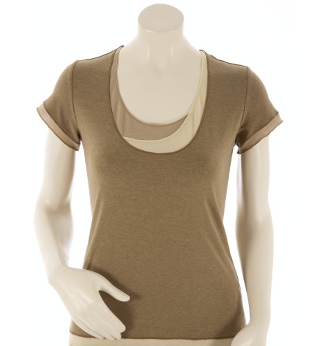 Per Una Layered Look T-Shirt clothing