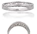 1/8 ct. tw. Diamond I Love You Ring in White Gold