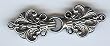 Solid Pewter "Laila" Cloak or Cape Clasp