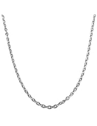 Sterling Silver 2.77mm Cable Link Chain (18 inch)