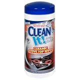 Carbona Clean It! Ceramic Stove Top Wipe, 33-Count Canister (Pack of 6)