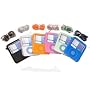 KMS - SET OF 6 SILICONE 3G SKINS CASES & COLOR HAND STRAPS FOR NEW APPLE iPOD NANO 3G 3RD GENERATION (BLACK, BLUE, WHITE, PINK, ORANGE AND NEW GREEN) BRAND NEW BOX SET
