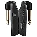 NUX B-2 Wireless Guitar System 2.4GHz Rechargeable 4 Channels Wireless Audio Transmitter Receiver 4ms Latency for Passive Guitar (Black)