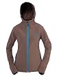 Ultrasport Damen Softshell Jacke mit Kapuze Estelle, schwarz/gr�n, L, 10051