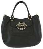 Tory Burch Amanda Hobo Black Leather Handbag