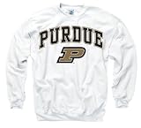 Purdue Boilermakers White Perennial II Crewneck Sweatshirt