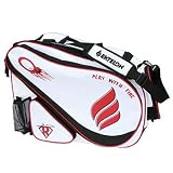 Ektelon O3 RG Club Sports Racquetball Bag - White/Black/Red