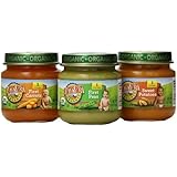 Earth's Best Organic Stage 1, My First Veggies Variety Pack, 12 Count, 2.5 Ounce Jars