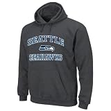 Seattle Seahawks Charcoal Heart and Soul II Hooded Sweatshirt